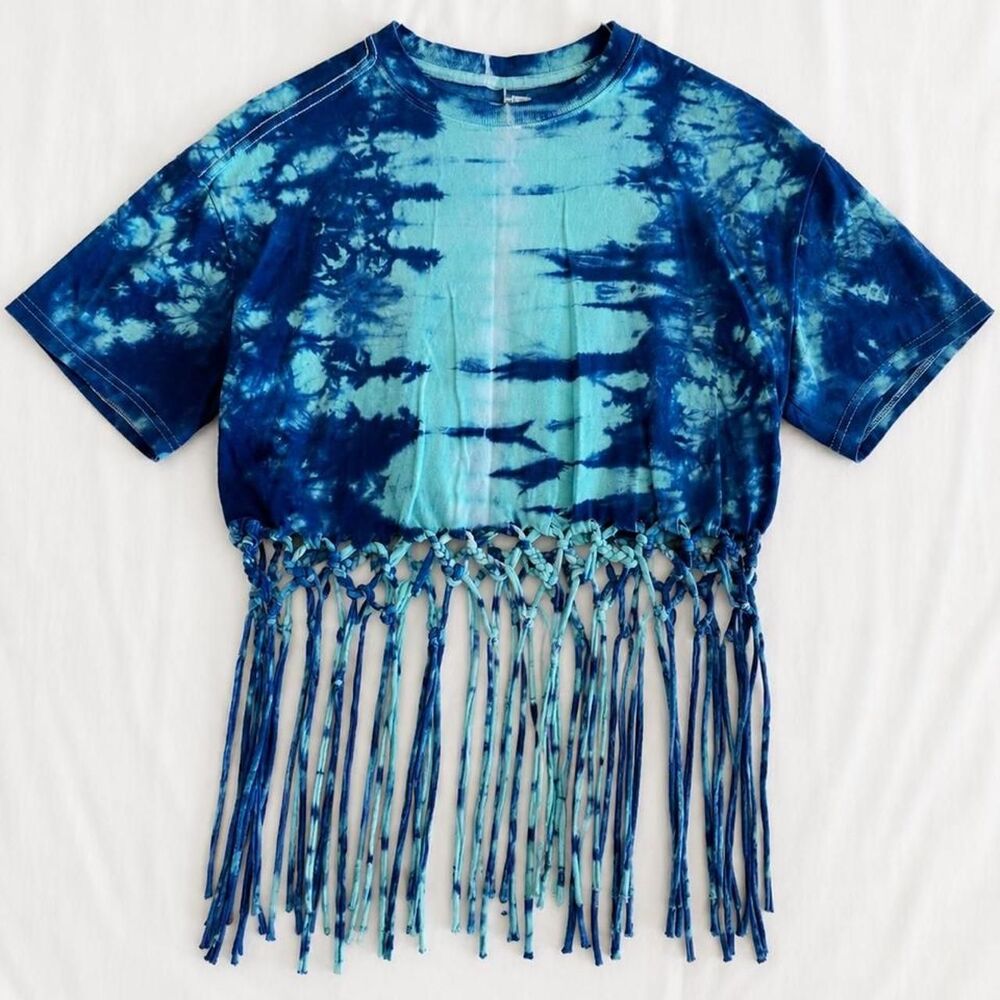 Urban-outfitters Women's Blue Crop-top